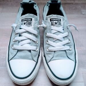 Converse All Star Shoreline Light Slate Blue Canvas Shoes